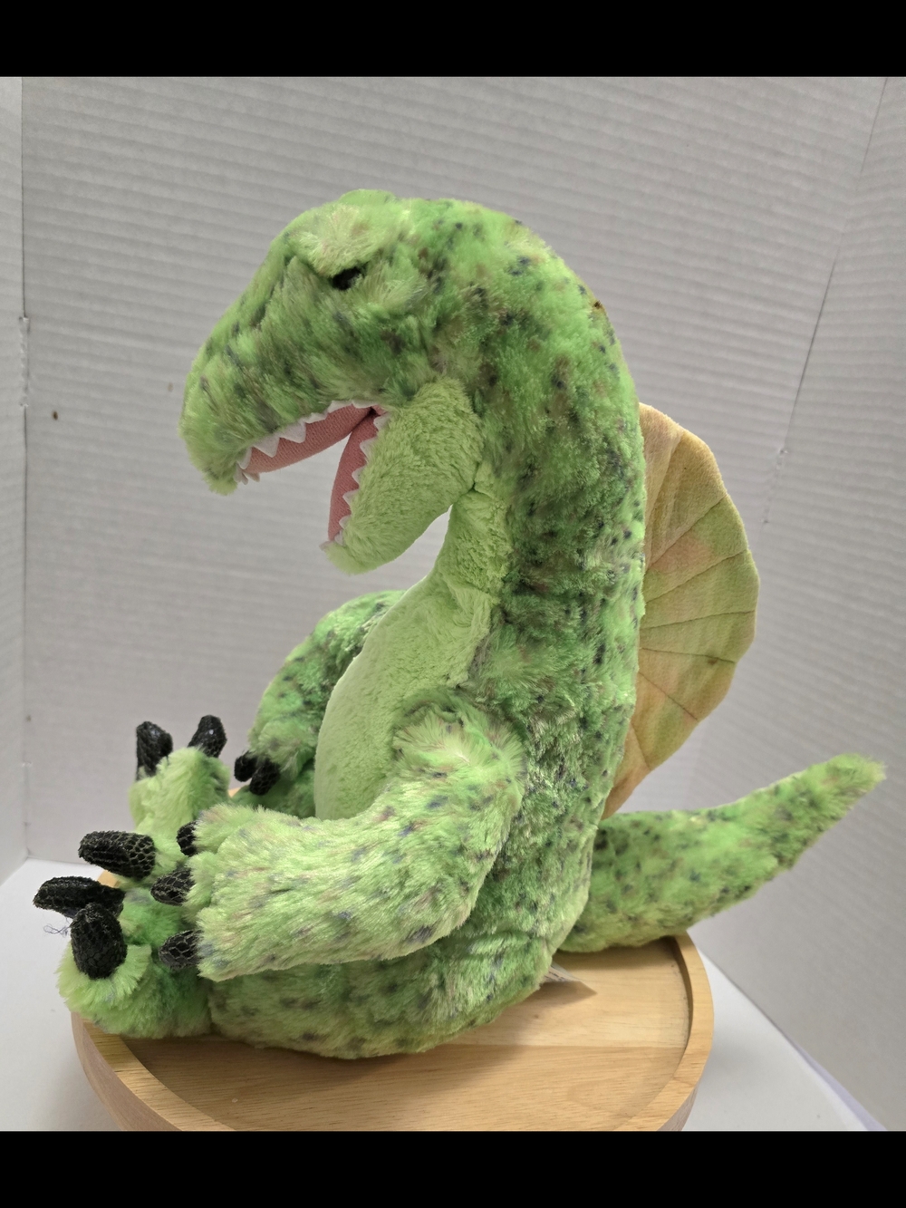 Build A Bear BAB Spinosaurus Green Dinosaur Plush Stuffed Animal 9" X  16" X 13"